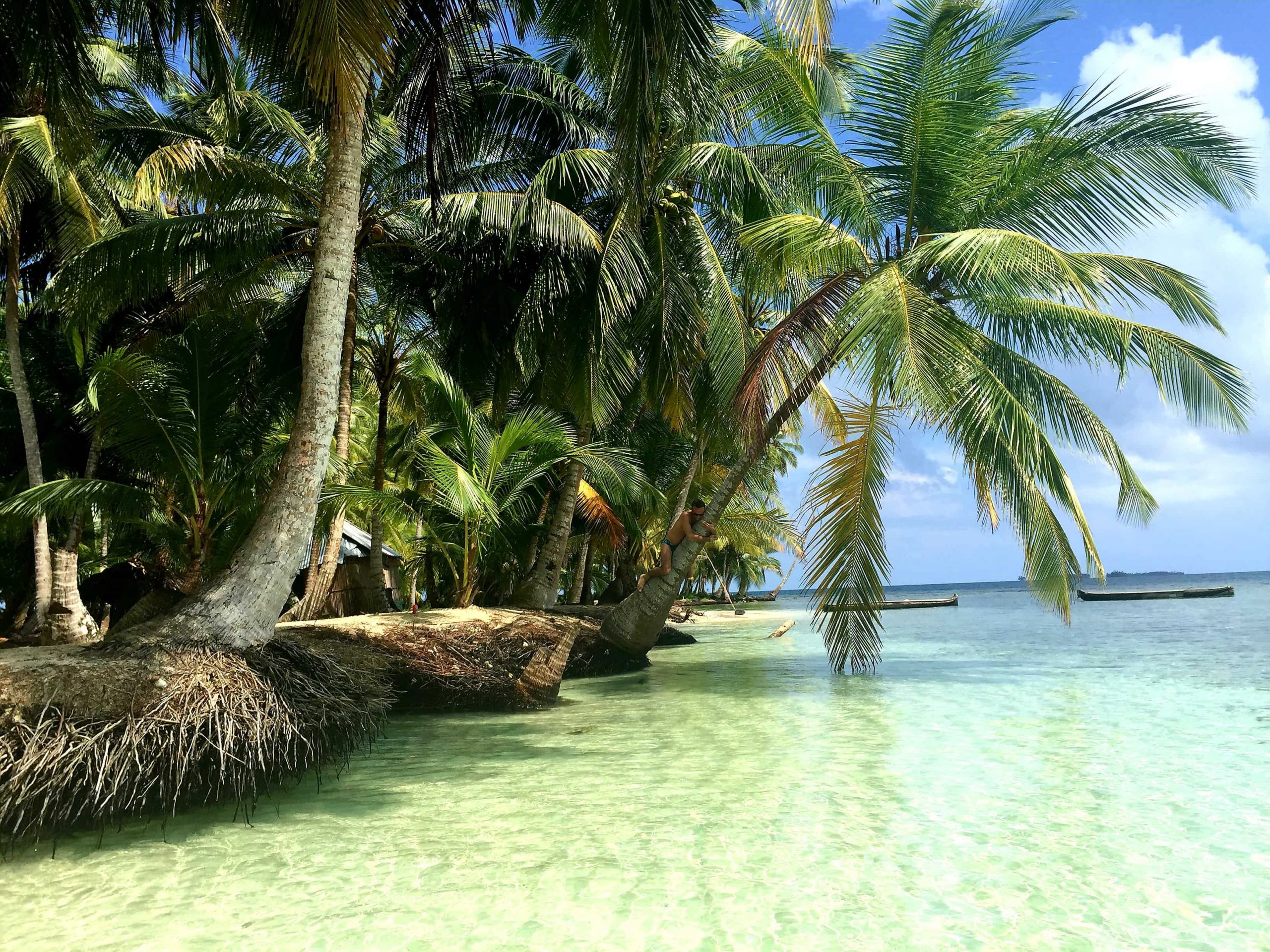 Las aguas turquesas de Guna Yala en Panamá