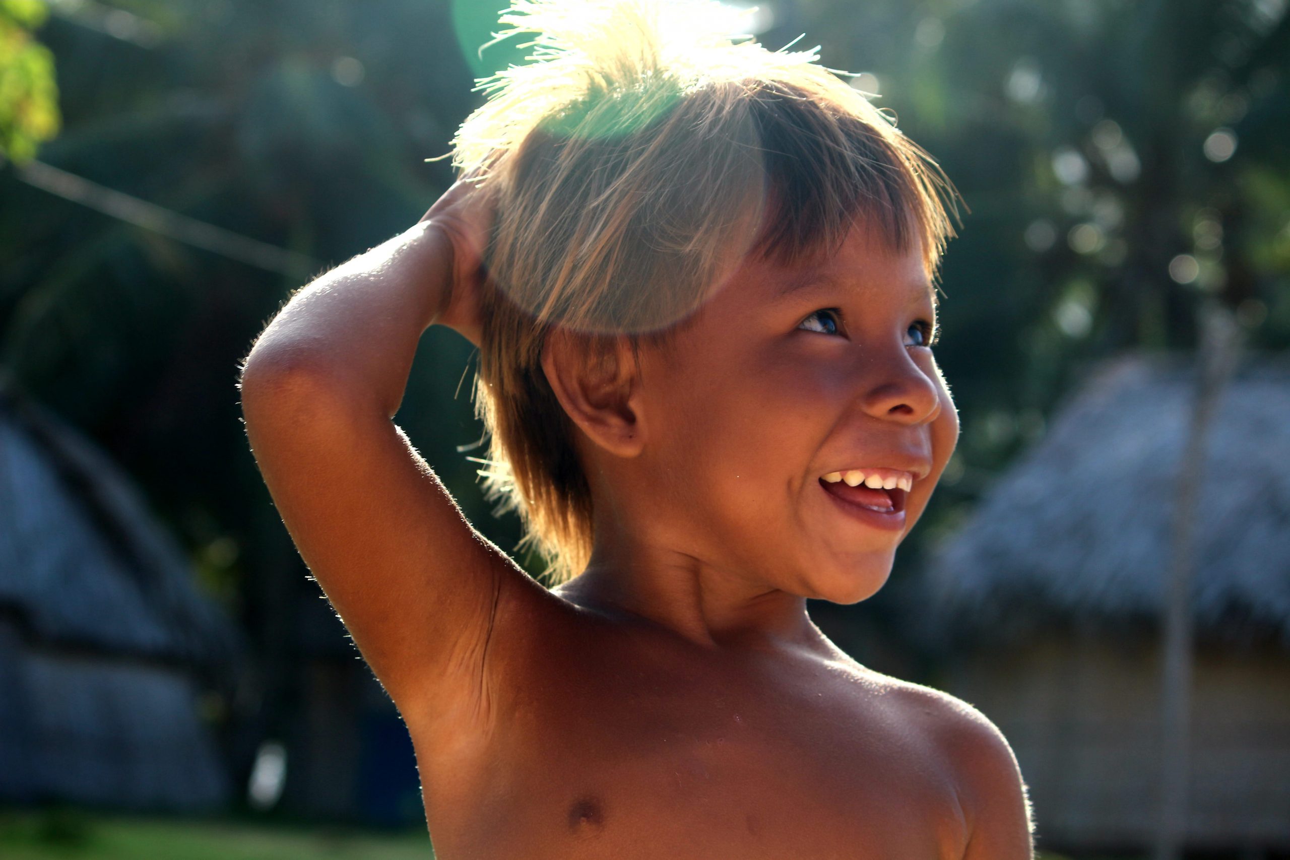 Niña guna en Kuna Yala