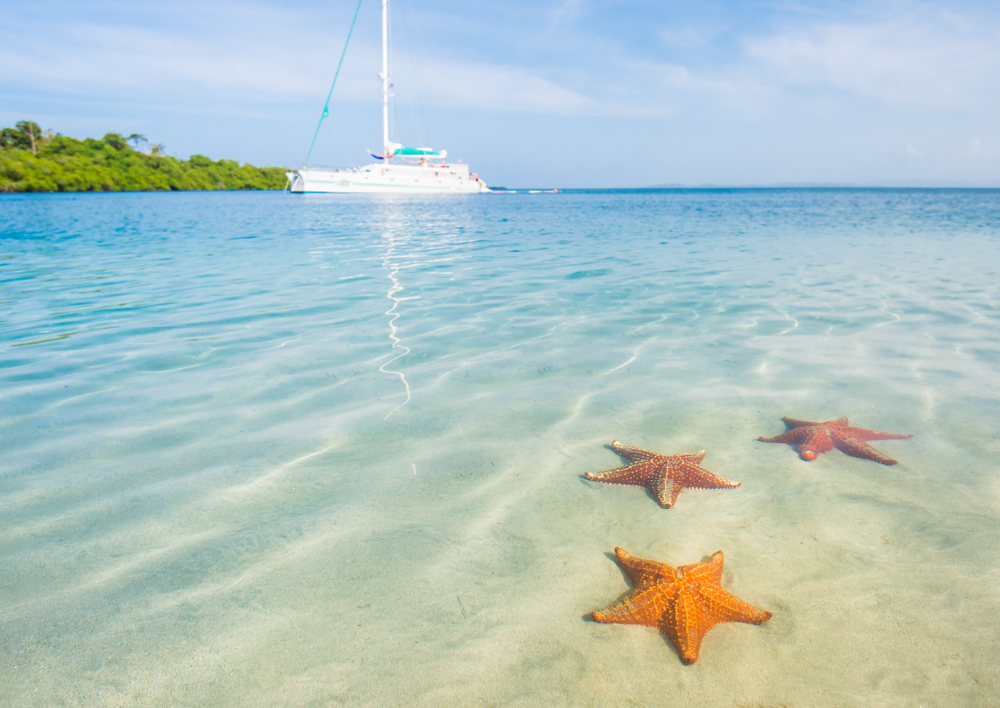 Playa estrella en Bocas del Toro