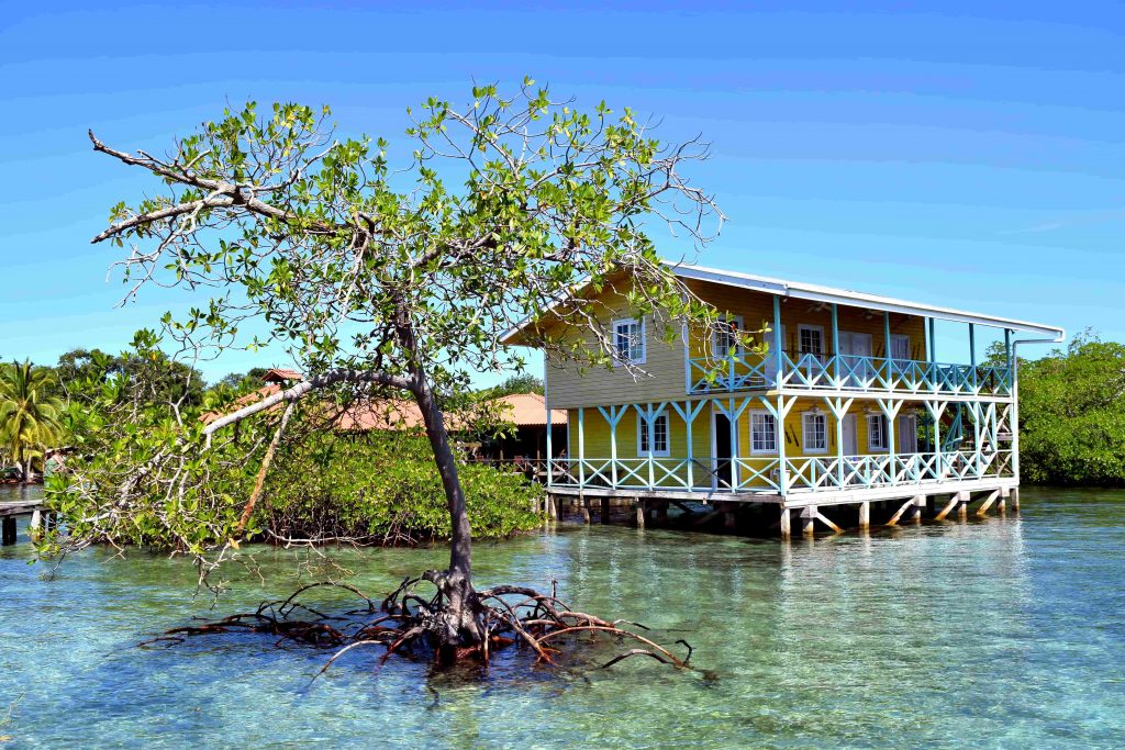 Casa sobre el mar en Bocas del Toro
