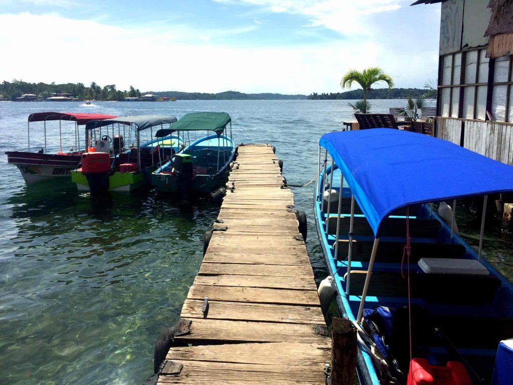 Embarcadero en Bocas del Toro