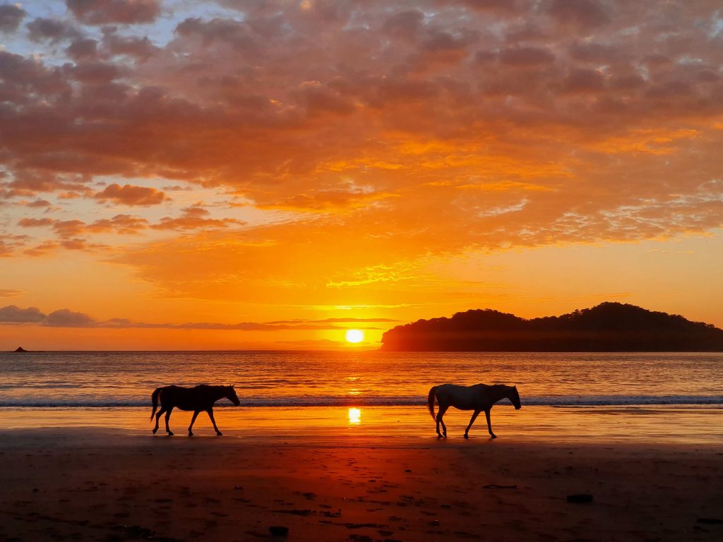 Sunset en el Parque Nacional Coiba
