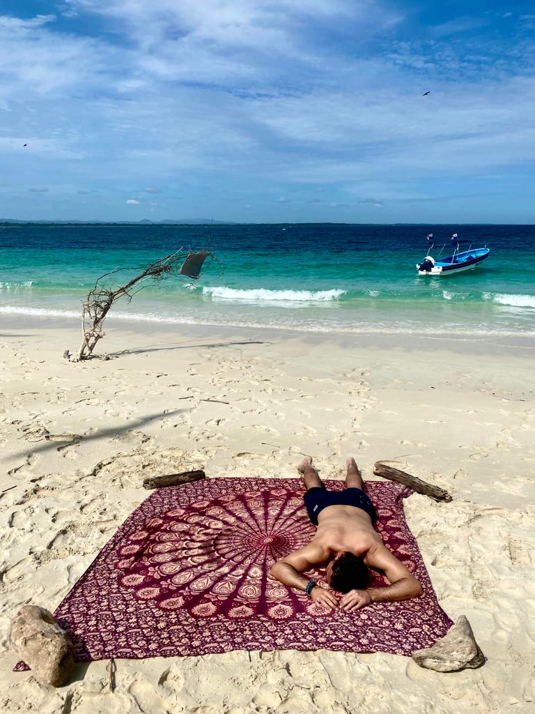 Relax en Isla Iguana, Panamá